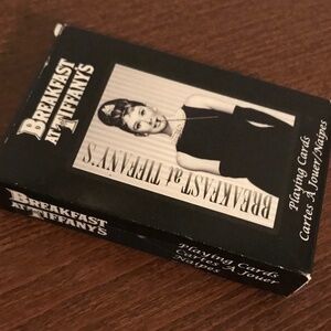 Breakfast at Tiffany’s playing cards